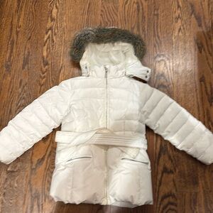 Jacadi kids puffer jacket size 6.  Will need a cleaning - just some dirt.